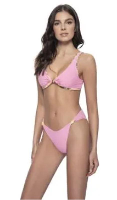 NWT Pilyq OSS M Reversible Knot Bikini Swim Bottom 125009