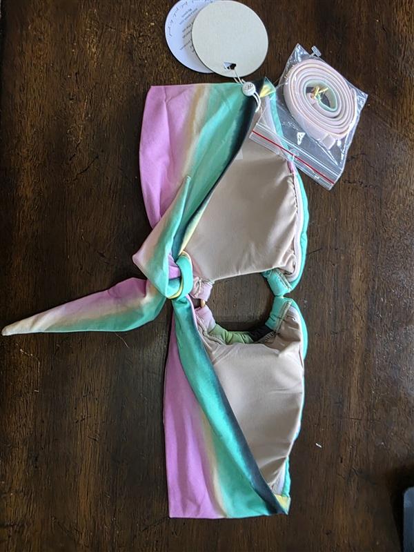 NWT Pilyq PQ Breeze S Ring Bandeau Bikini Top 125017