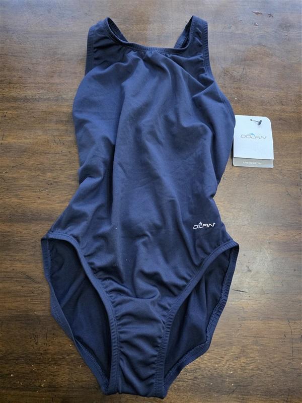 NWT Dolfin 32 Ocean Basic Solid Royal Performance Back 1 PC Blue 125055