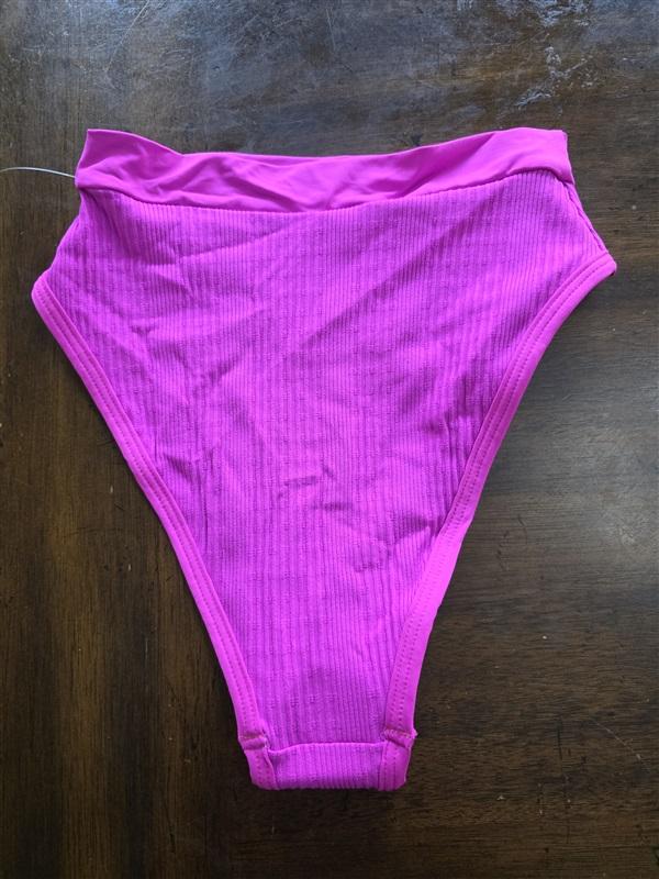 NWT L*Space XS Frenchi Bitsy Cut Purple BRF Swim Bottom Bikini 125067
