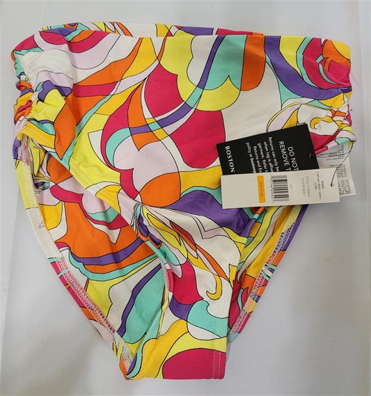 NWOT Carmen Marc Valvo Boston Proper Mod L Hi Waist Bikini Swim Bottom 125082