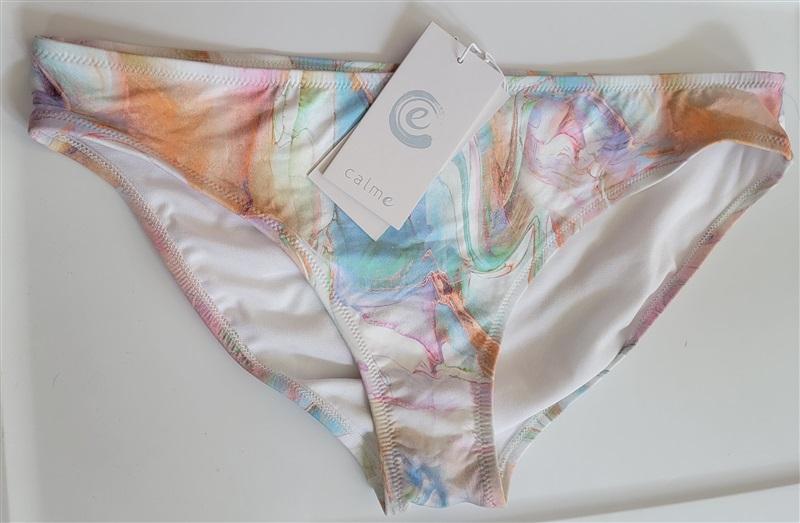 NWT Calme XXL Tie Dye Teal Hipster Bikini Swim Bottom 125121