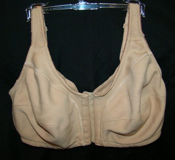 NWOT Comfort Choice 54DD Beige Wirefree Front-Hook Seamless Leisure Bra 125133