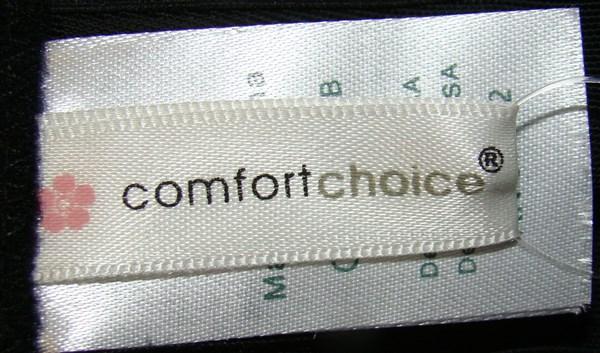 NWOT Comfort Choice 54B Convertible Style Strapless Swim Bra Black 125148