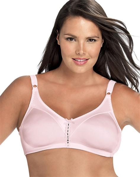 NWOT Bali 42DD Double Support Wireless Bra 3820 Pink 125177