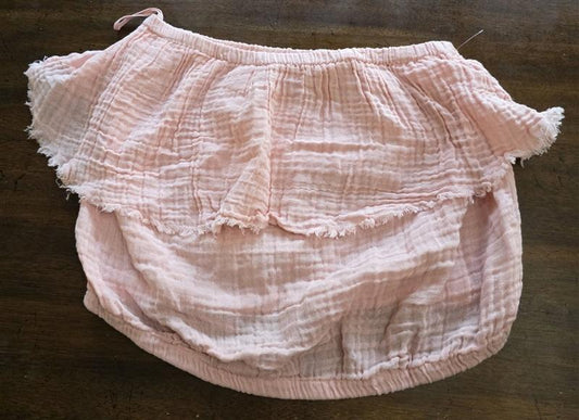 NWOT Michael Stars S Evereye Fleur Gauze Tube Top Pink 125195