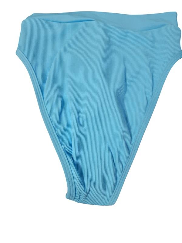 NWT L*Space L Frenchi Bitsy Cut Blue AQR Swim Bottom Bikini 125206