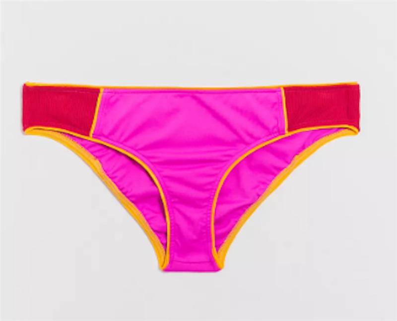 NWOT L*Space S Sandy Swim Bottom Bikini Pink Orange Red 125263