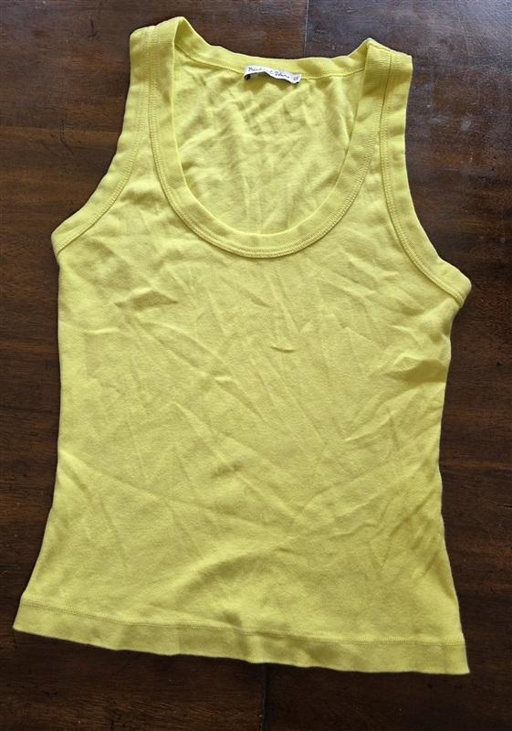 NWOT Michael Stars OS Neon Yellow Tank Top 125289