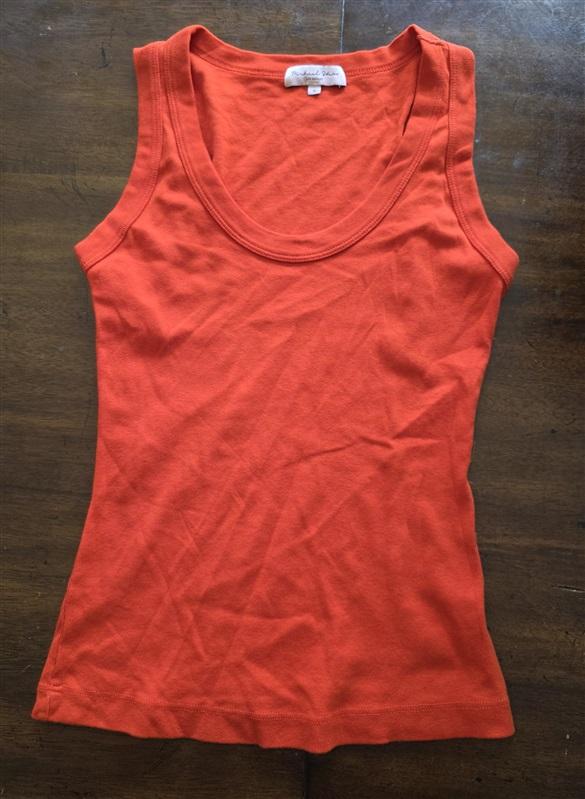 NWOT Michael Stars S Orange Tank Top 125290