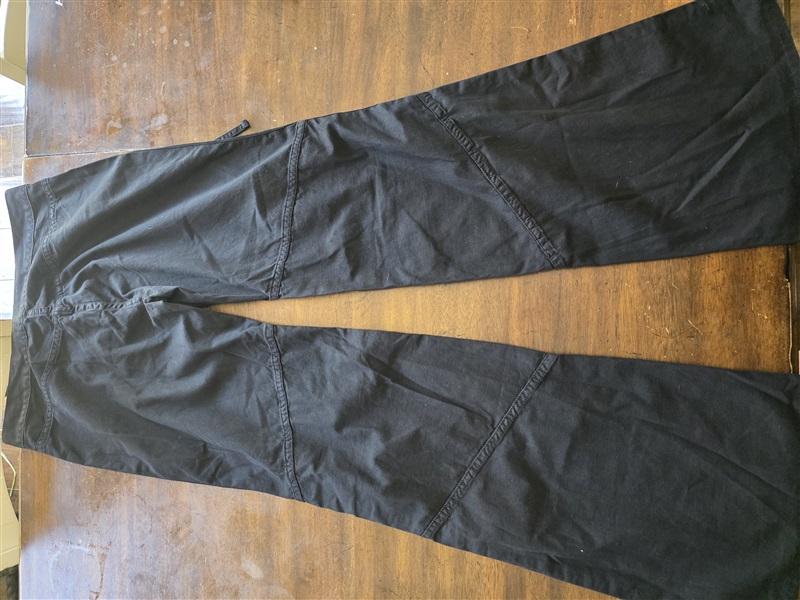 NWOT Joie 6 Black Wide Leg Pieced Tie front Pants 125327
