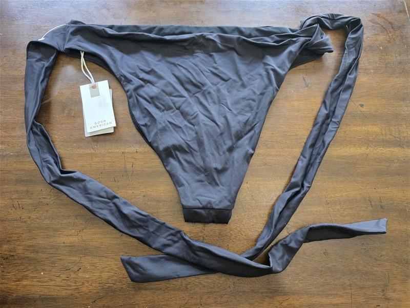 NWT Good American 2XL 10 Ways to Wear Bikini Bottom Black 125332