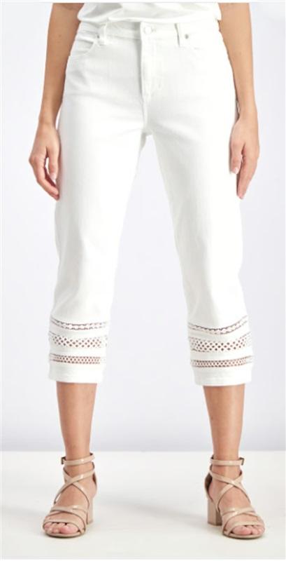 NWTD Liverpool 0/25 Sadie CROP STRAIGHT WHITE 125348