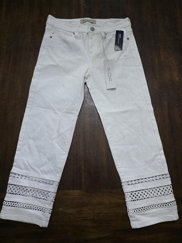 NWTD Liverpool 0/25 Sadie CROP STRAIGHT WHITE 125348