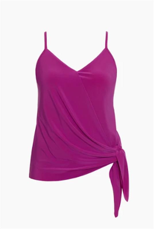 NWT Miraclesuit 8 Solid Alex Underwire Tankini Top Pink 125350