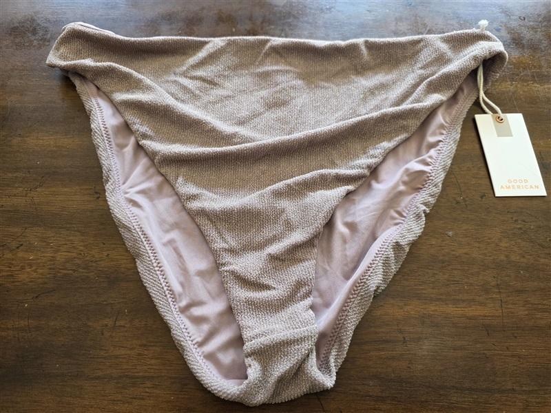 NWT Good American XXL 5 Better Bikini Bottom Lilac Gray Purple 125359