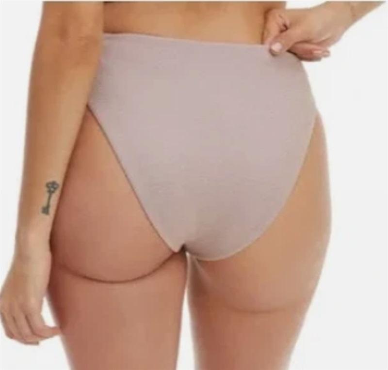 NWT Good American XXL 5 Better Bikini Bottom Lilac Gray Purple 125359