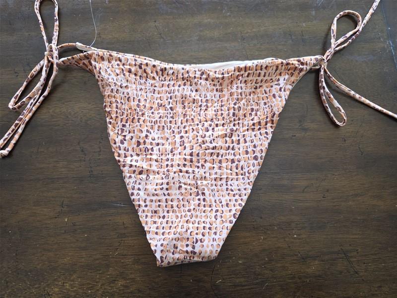 NWT L*Space XL Tie Dye Lennox WIB Tie Side Bikini Bottom 125369