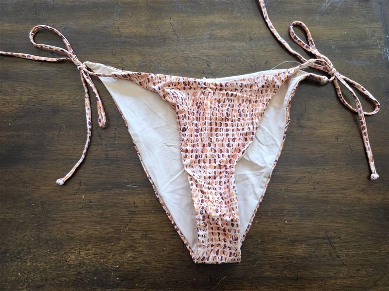 NWT L*Space XL Tie Dye Lennox WIB Tie Side Bikini Bottom 125369