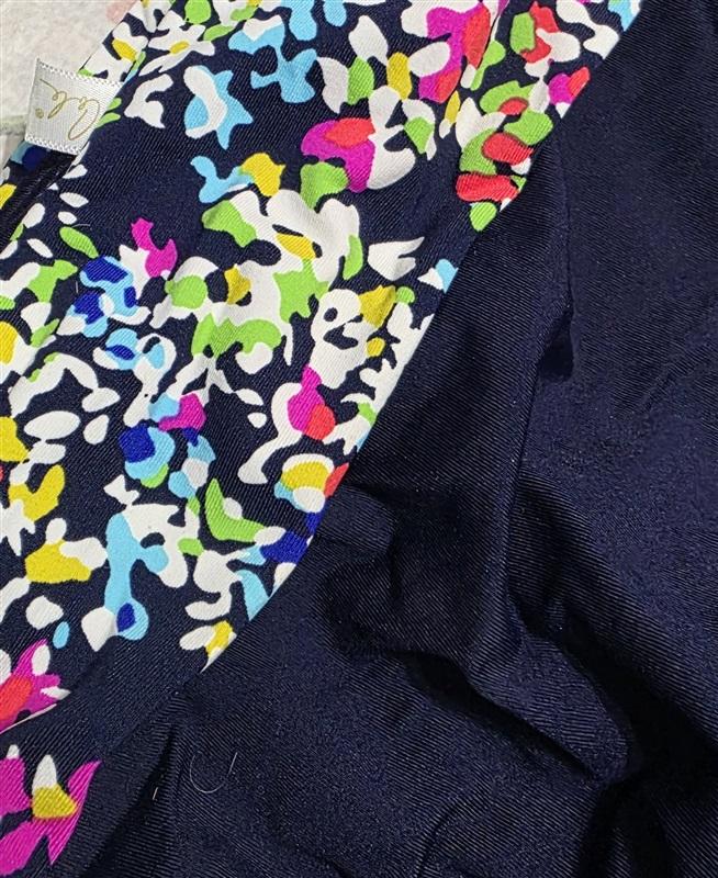 NWOT Anne Cole XS Navy Floral Foldover Bikini Bottom Bikini Bottom 125383
