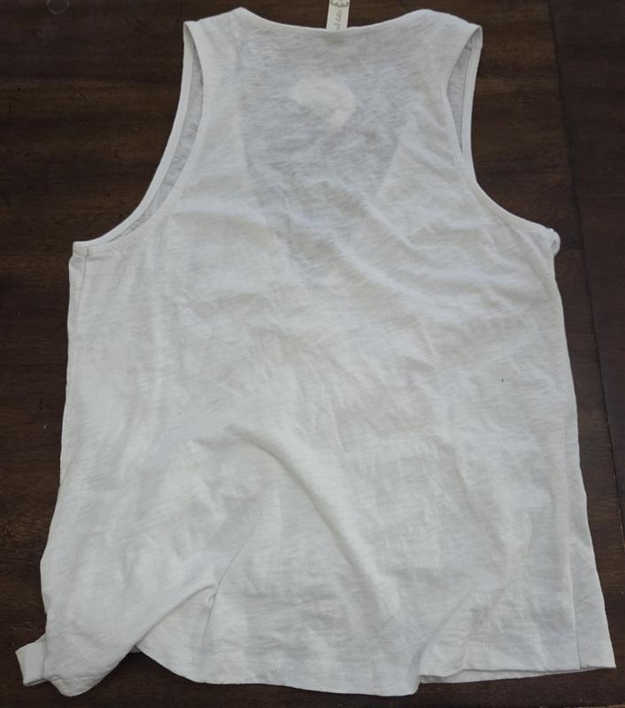 NWT Altar'd State XS White Surplice Tank Top Tie Side Boho Blouse125425