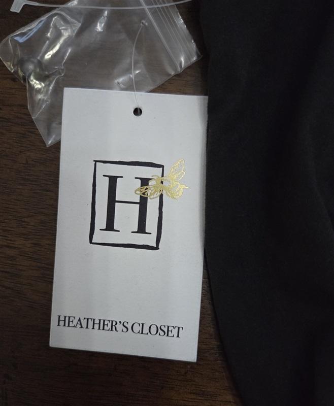 NWT Heather's Closet S Crossover Turtleneck Tank Top Stretch Casual 125428