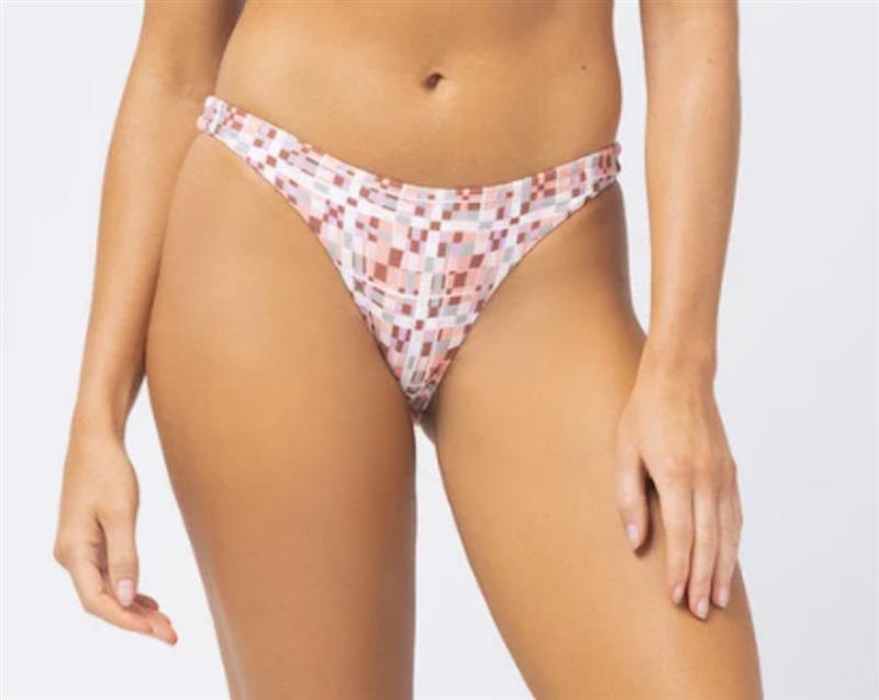 NWOT L*Space M Camacho Classic Bikini Swim Bottom Hot Pink 125432