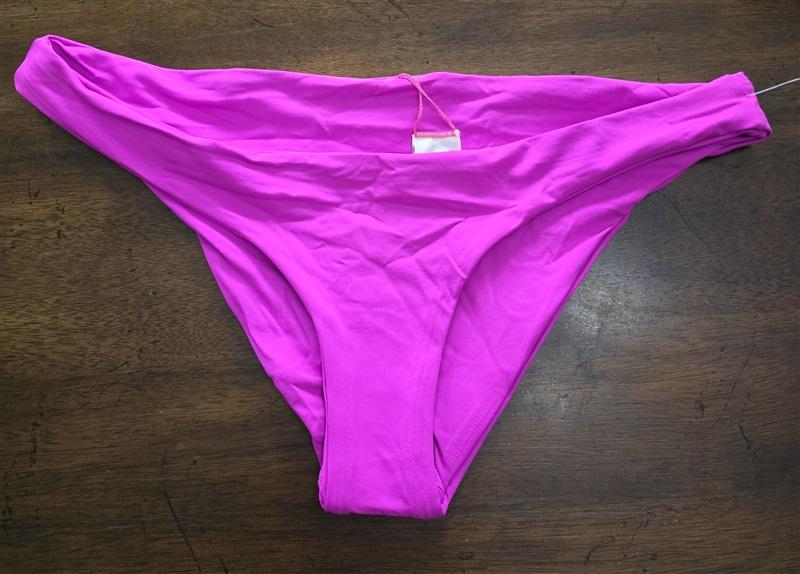 NWOT L*Space M Camacho Classic Bikini Swim Bottom Hot Pink 125432