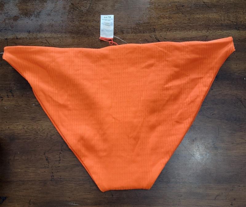 NWOT L*Space SM Camacho Classic FULL Bikini Swim Bottom POP Orange 125439