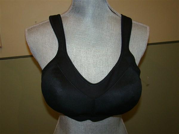 NWOT Playtex 18 Hr 42DD Support Active Lifestyle Wireless Bra 4159 Black 125464