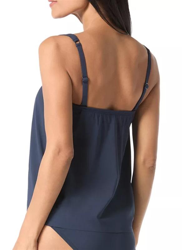 NWT Coco Reef 34C Contours Clarity Bra-Sized Bandeau Tankini Top 125472