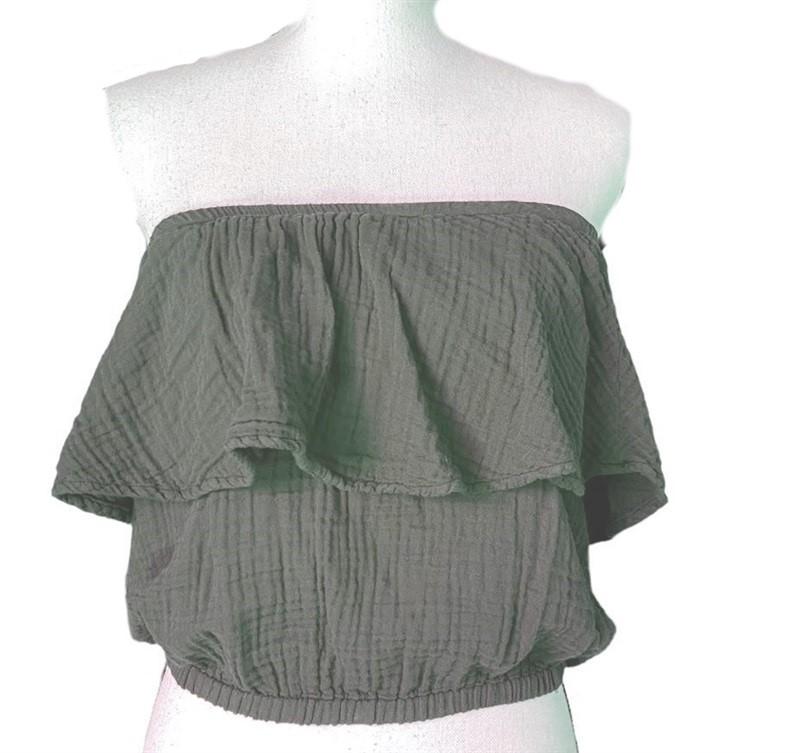 NWOT Michael Stars S Evereye Fleur Gauze Tube Top Pink 125498