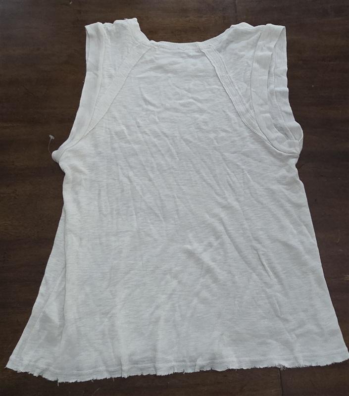 NWOT Project Social T Small Off White 1990'S Type Muscle T Shirt 125506