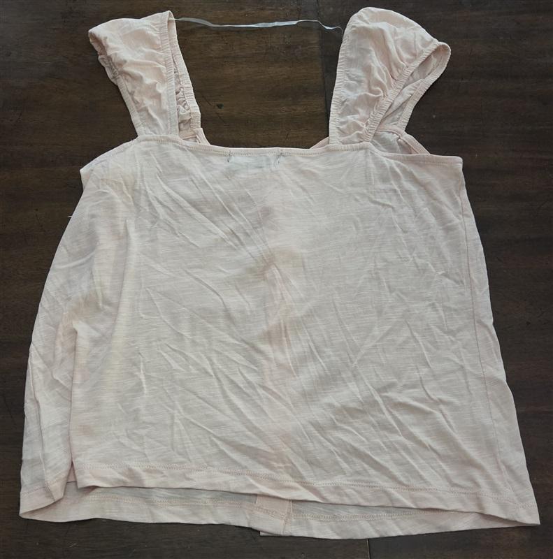 NWT Sanctuary M Button Front Sleeveless Tank Top Peach 125510