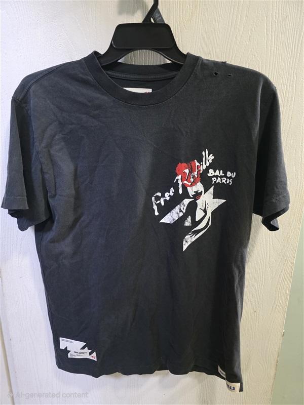 NWOTD Free Refills M Moulin Rouge Paris Tee Black 125523
