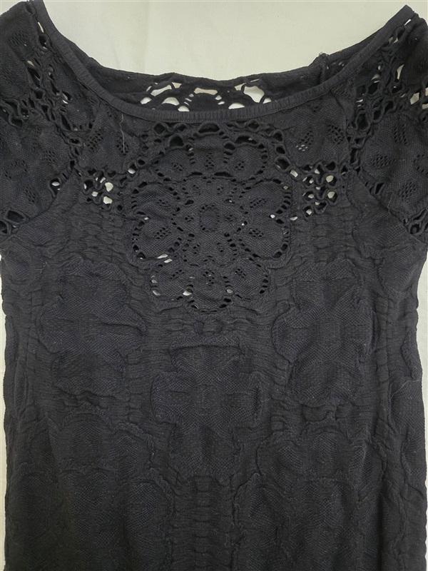 NWOT Last Tango S/M Mesh Lace Seamless Black Dress 125533