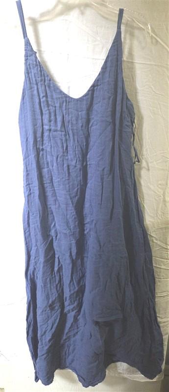 NWOT Michael Stars S Reversible Draw String Midi Dress Crinkle Gauze 125590