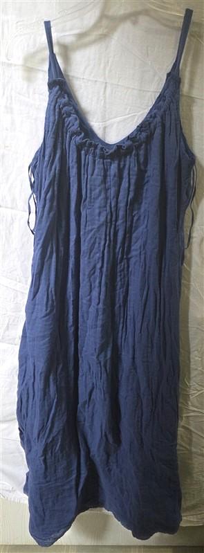 NWOT Michael Stars S Reversible Draw String Midi Dress Crinkle Gauze 125590