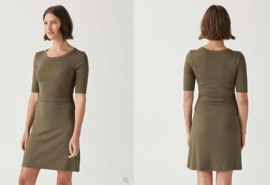 NWOT Michael Stars S Mona Ultra Rib Mini Dress Knit 125594