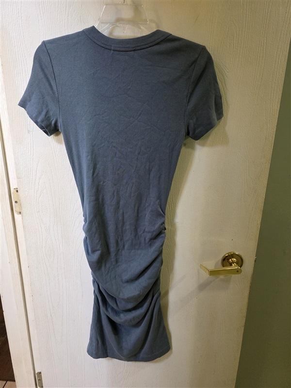 NWOT Michael Stars S Katie Ribbed Round Neck Tank Dress Moss Green 125604