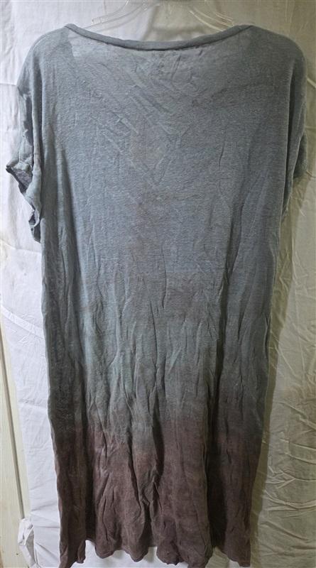 NWT pete & greta XS Heversy Sunset Ombre Linen Dress 125608
