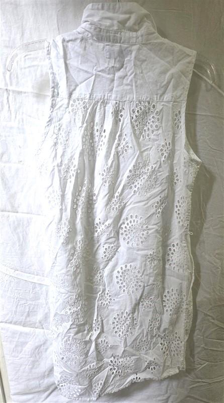 NWOT Michael Stars S Bernadette Button Shirt Dress Eyelet 125619