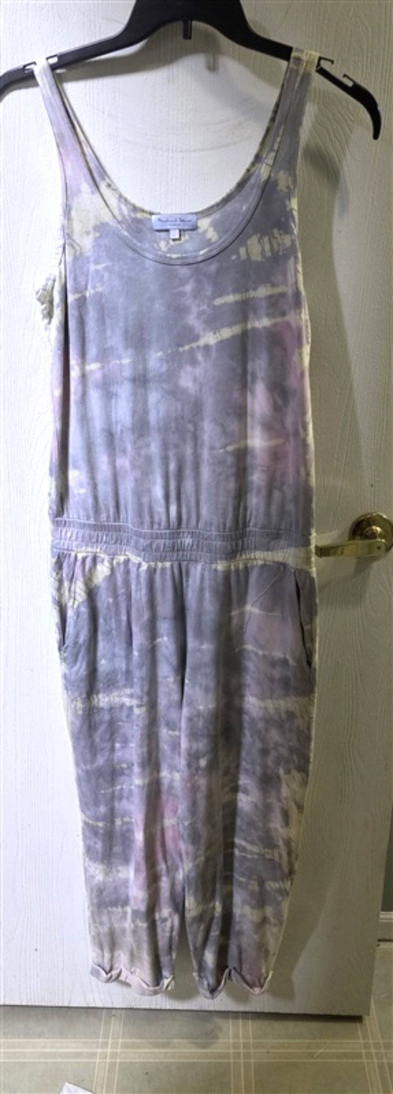 NWOTD Michael Stars L Theo Knit Jumper Jumpsuit Tie Dye 125630