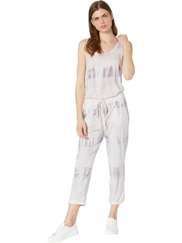 NWOTD Michael Stars L Theo Knit Jumper Jumpsuit Tie Dye 125630