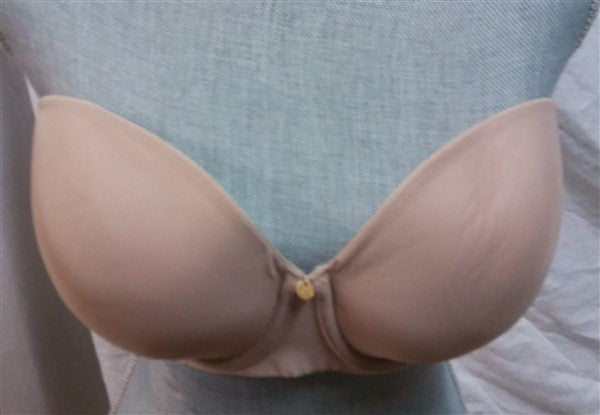 PO Natori 40DD Streamline Full Figure Contour Strapless Bra 749146 Beige 125635