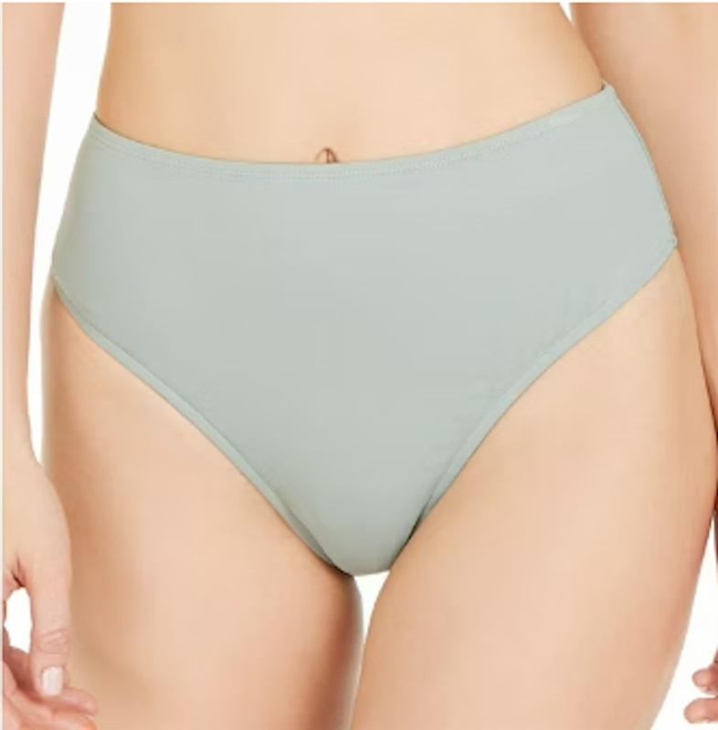 NWOT We Wore What XS Solid Emily High-Waist Bikini Swim Bottom 125636