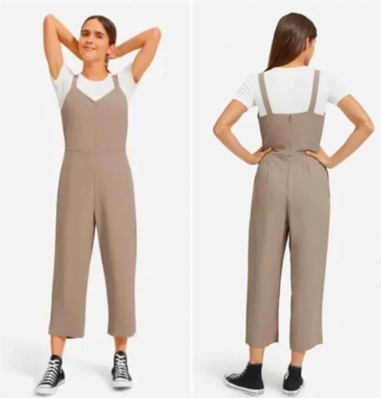 NWT Everlane 6 The Ultimate Jumpsuit GoWeave Black 125645