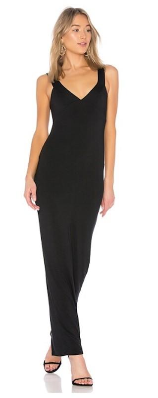 NWOT Rachel Pally S Noreen Sleeveless Maxi Dress Black 125646