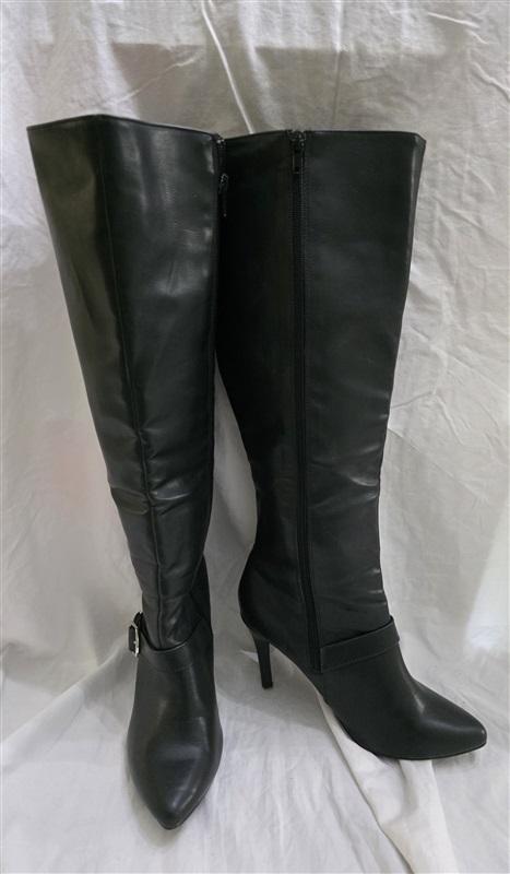 PO JUST FAB 7 Olivia Tall Stiletto Boots Black 125652