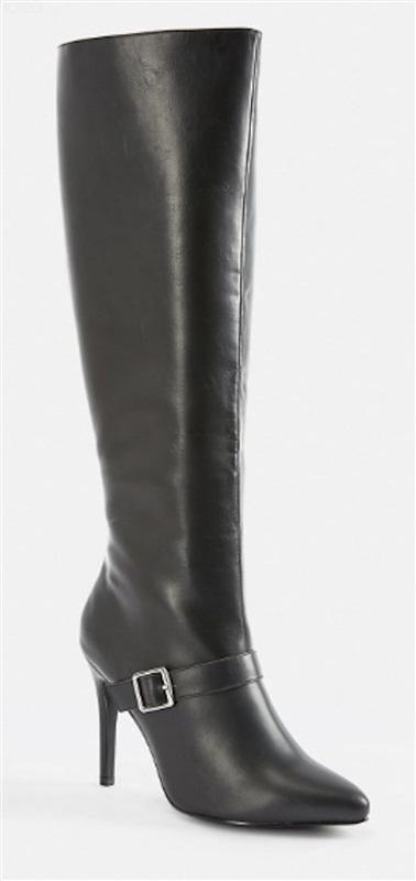 PO JUST FAB 7 Olivia Tall Stiletto Boots Black 125652